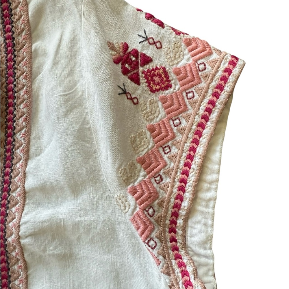 Johnny Was Floral Embroidered Top - Picture 5 of 8